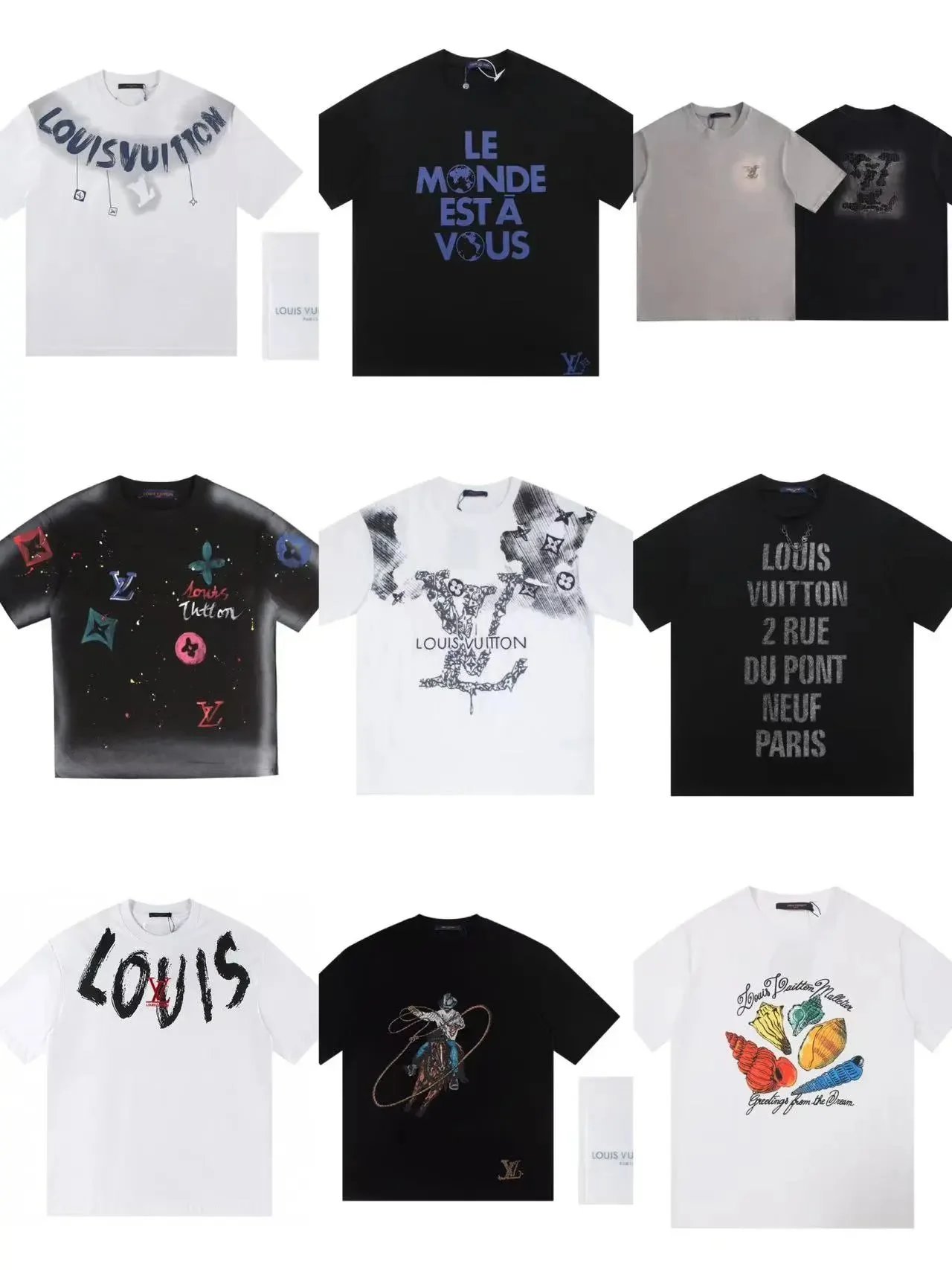 Louis Vuitton T-shirt Tee （ 40 Style