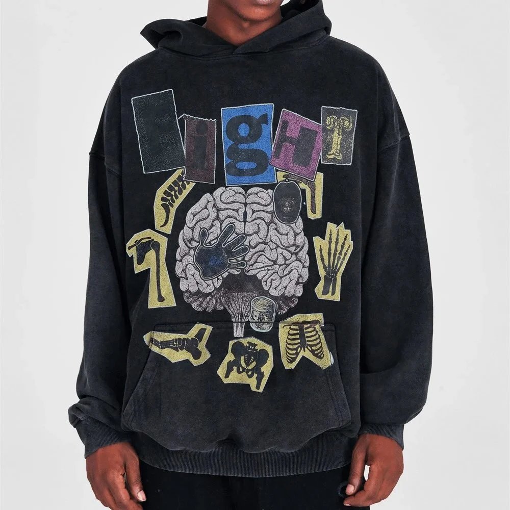 Gallery Dept hooded sweatshirt