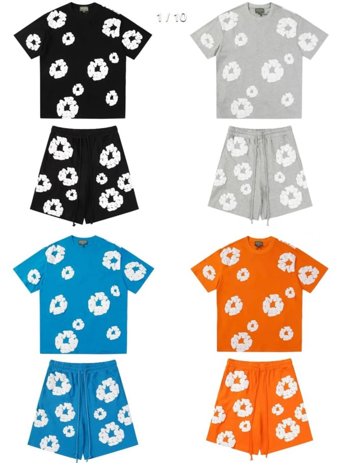 Denim Tears T-shirt Set