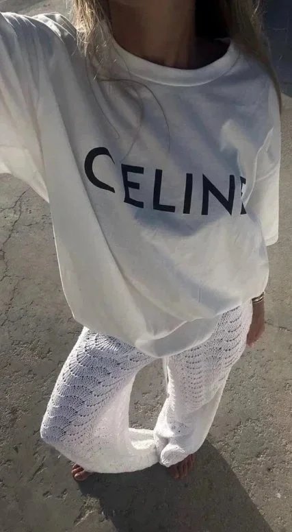 CELINE T-shirt & Pants Summer Set