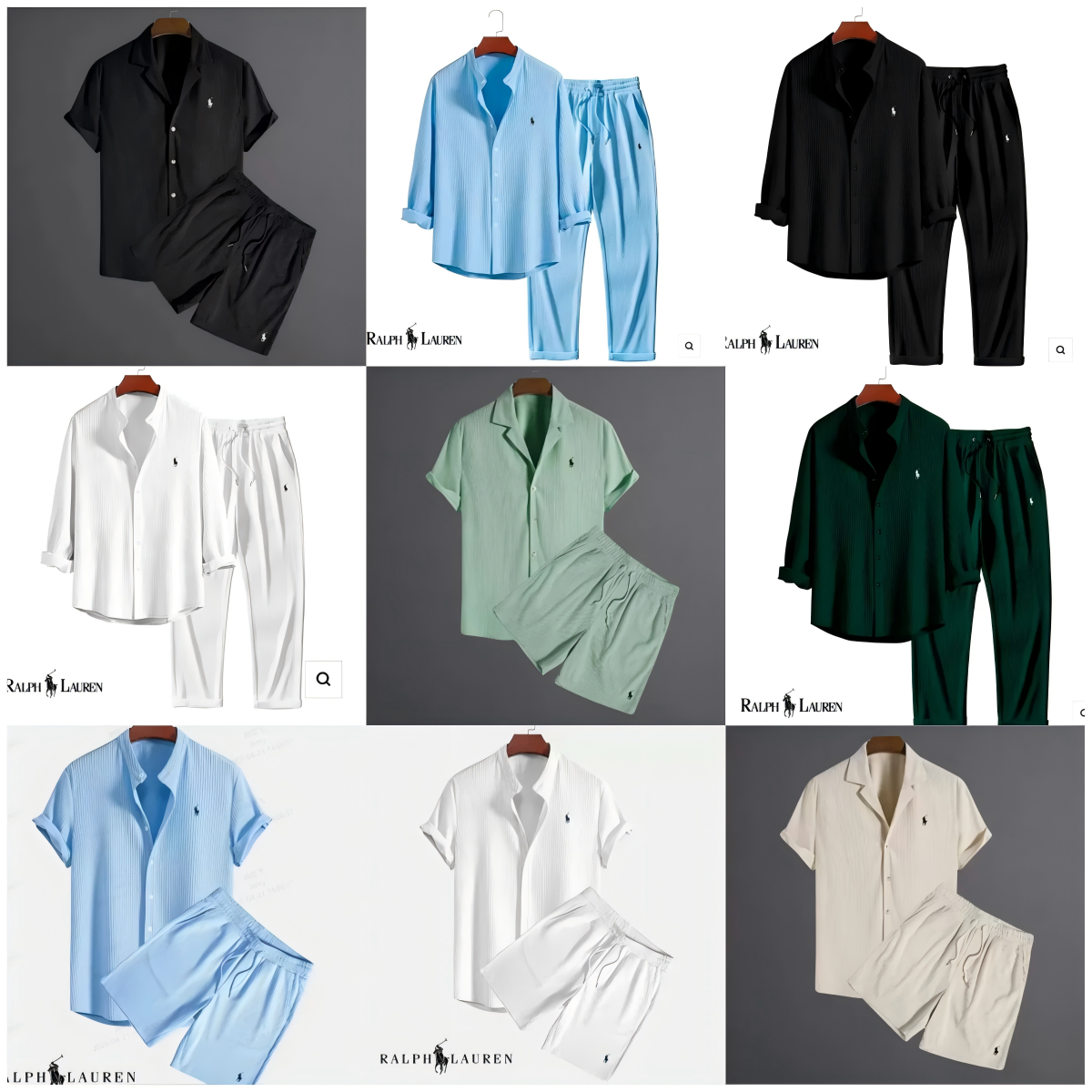 Ralph Lauren t-shirt Shorts Hoodie pants Suits