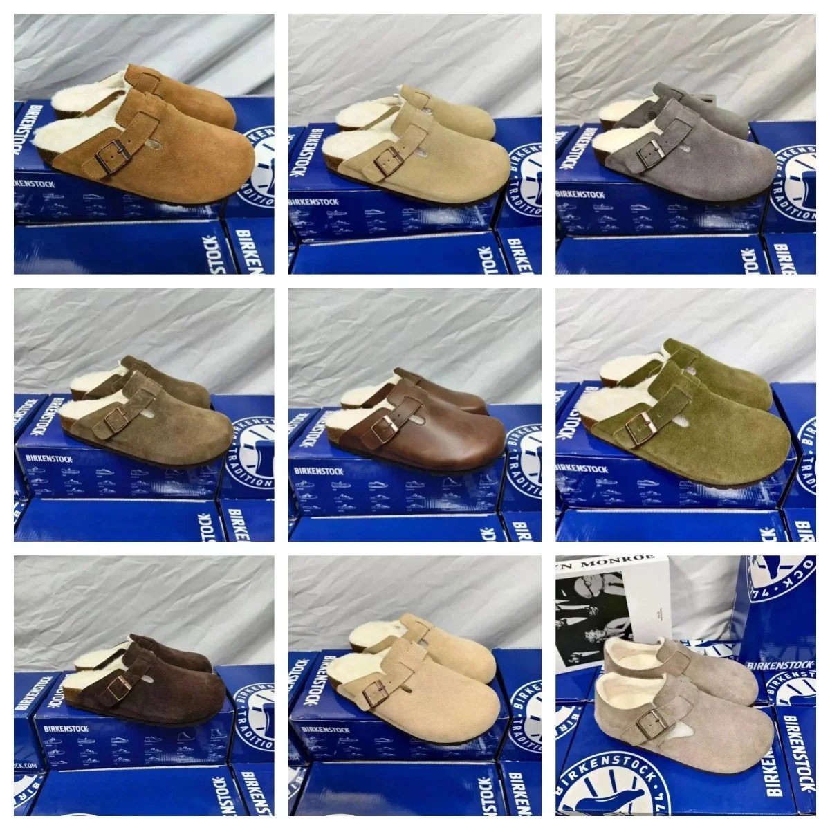 Birkenstock slippers(with original box 35+ colors)