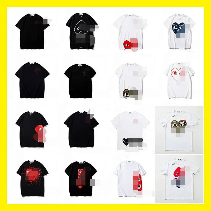 CDG Play T-shirt Tee （40 Styles