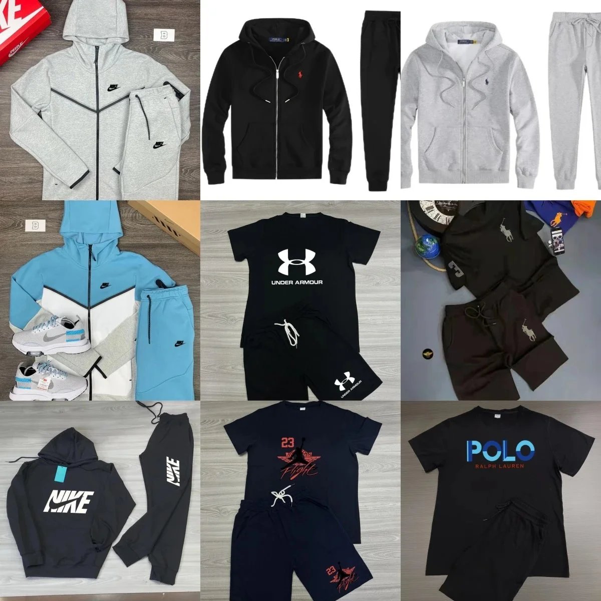 Ralph Lauren set & Nike clothing set