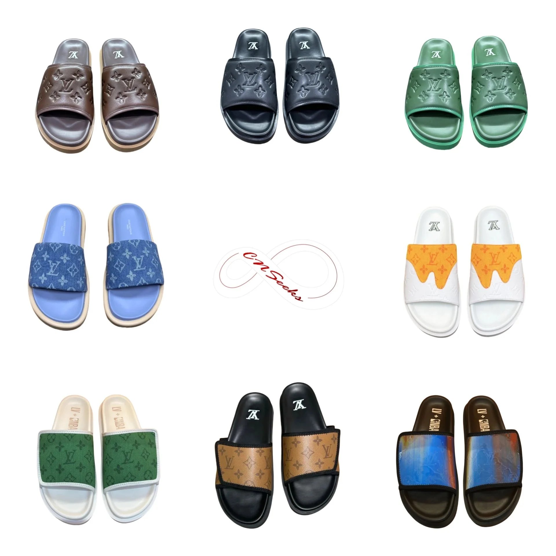 Louis Vuitton Leather Slippers（40 styles