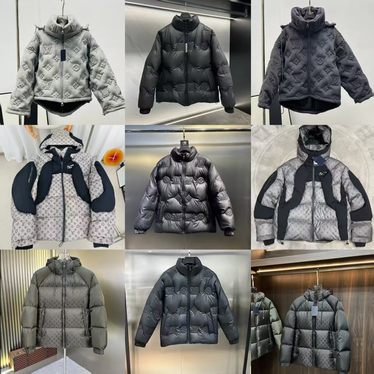 Louis Vuitton Monogram Puffer Jackets [Winter-Resistant]