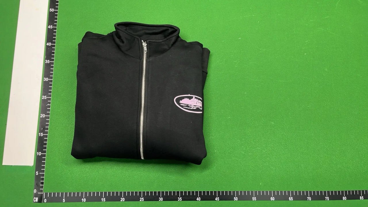 Corteiz 3M Tracksuit [Black with Reflective Logo & Side Stripes]