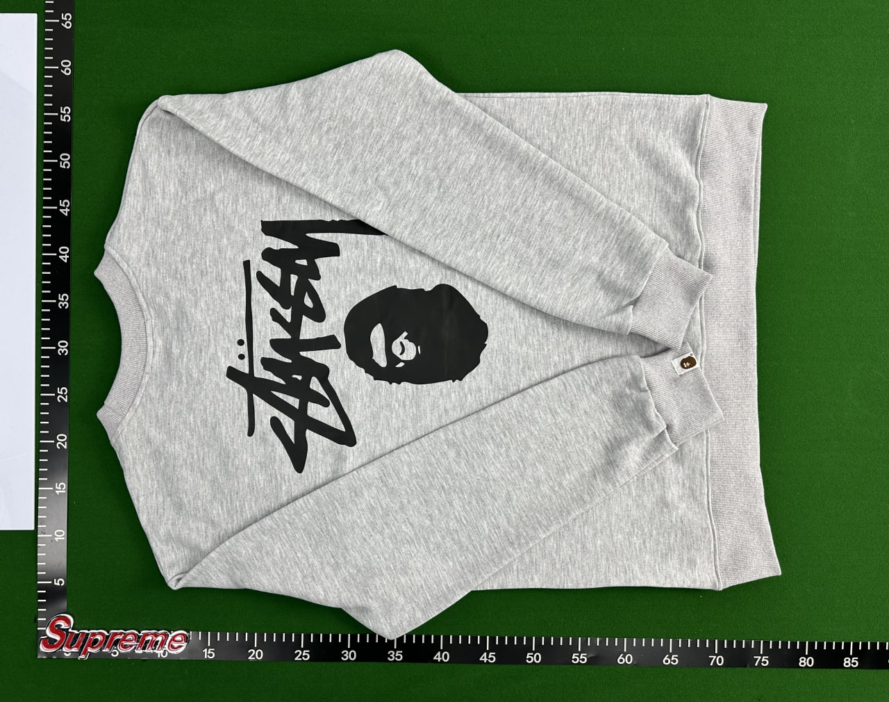 Stussy x BAPE Collaboration Sweatshirt