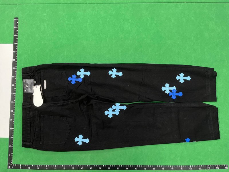 Chrome Hearts Cross Embroidery Jeans