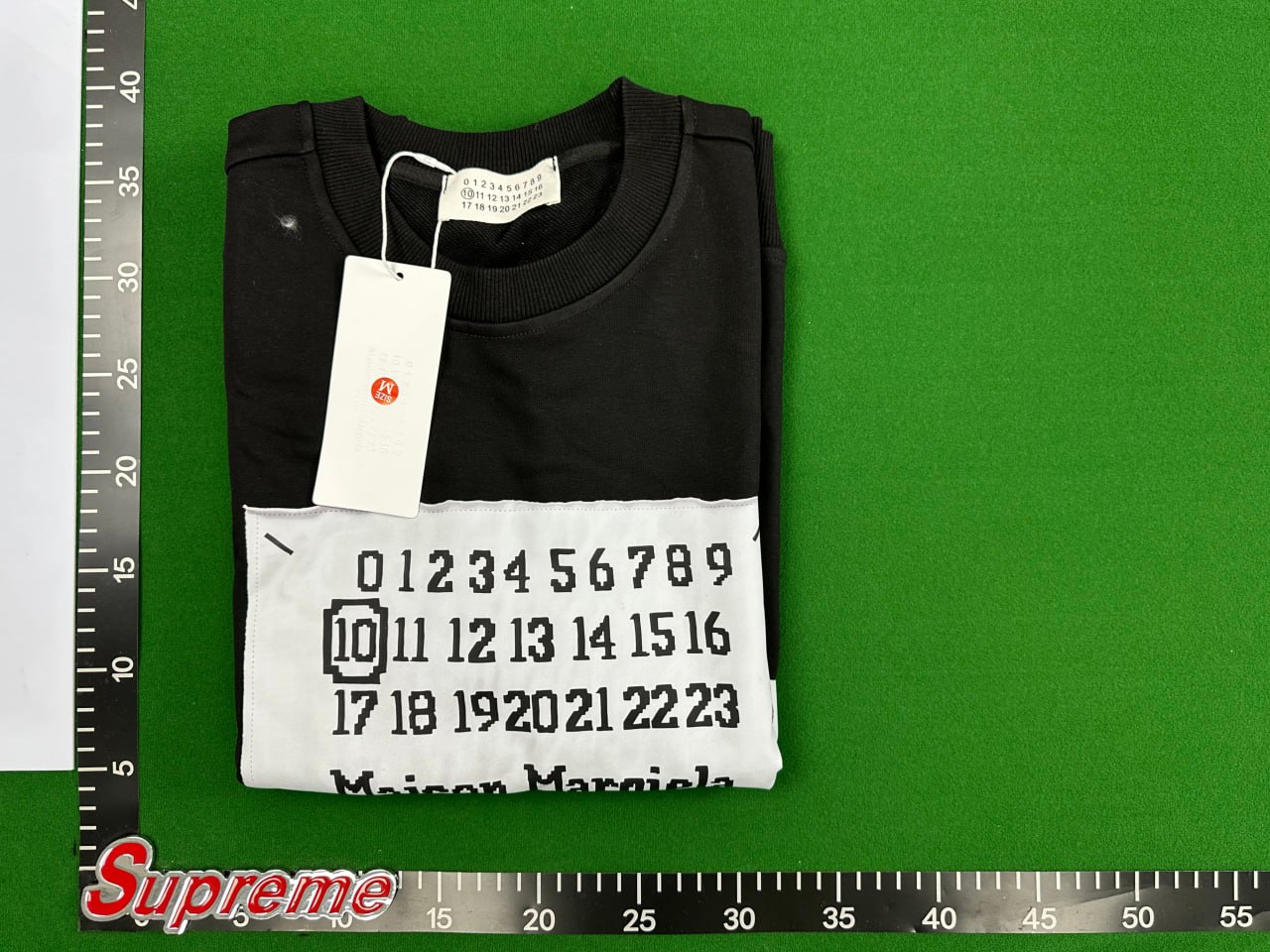 Maison Margiela Replica Heart Number Print Sweater