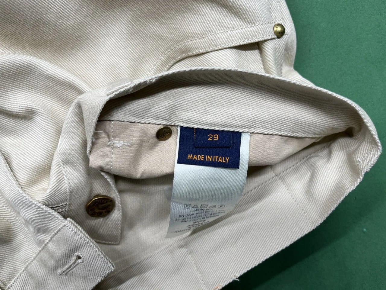 Louis Vuitton Monogram Denim Jacket and Jeans Set