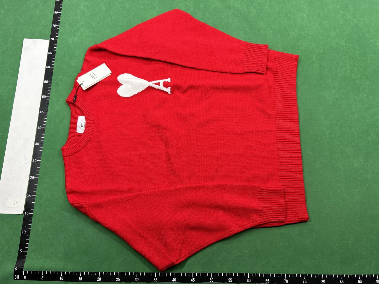 AMIPARIS Heart Logo Sweater