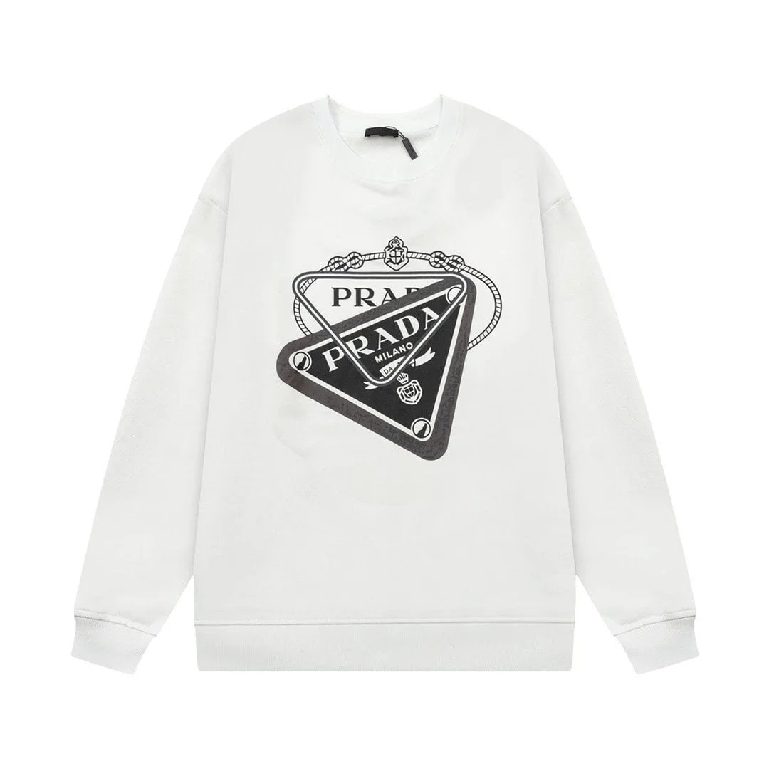 Prada Logo Sweatshirts [Multiple Styles & Colors]