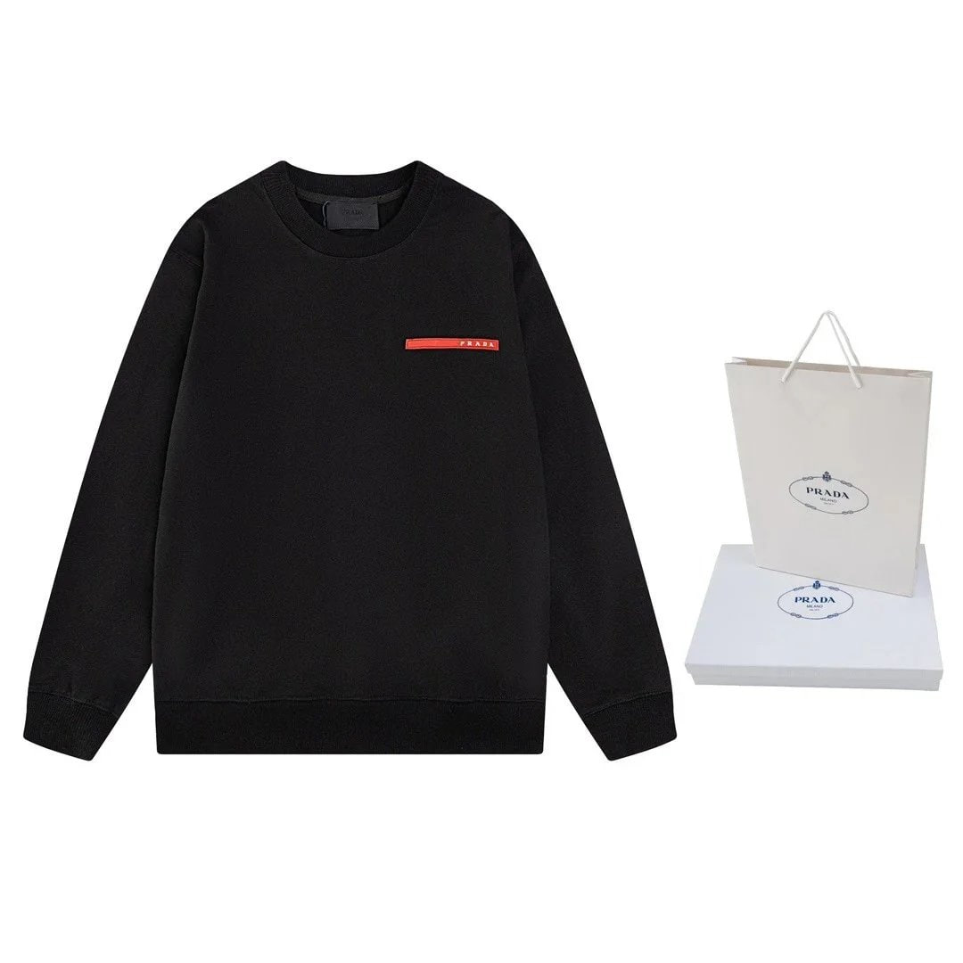 Prada Logo Sweatshirts [Multiple Styles & Colors]