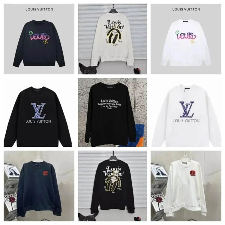 Louis Vuitton LV Monogram / Louis Vuitton² / Gradient Logo Sweatshirts [11+ styles]