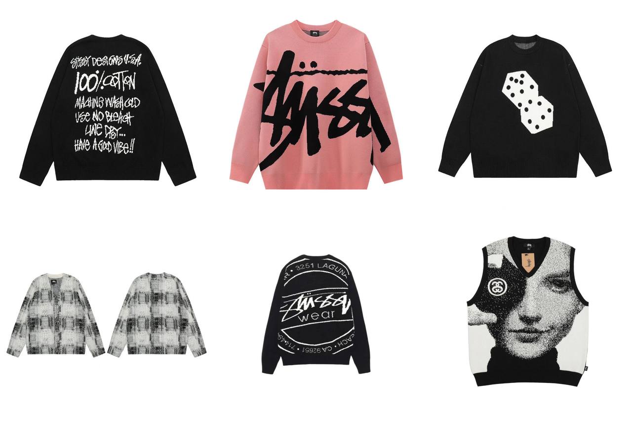 Stussy Graffiti Knit Sweater [410+411 styles]