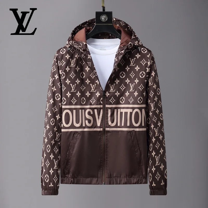 LV Monogram Hooded Jacket