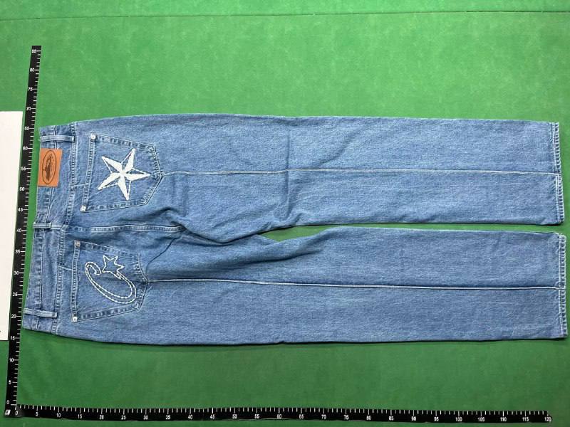 Corteiz Jeans and Denim Jacket