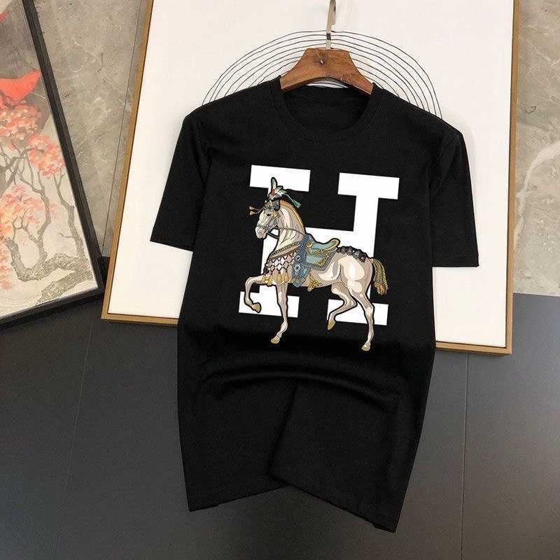 Hermes H Horse Print T-Shirt [3 styles]