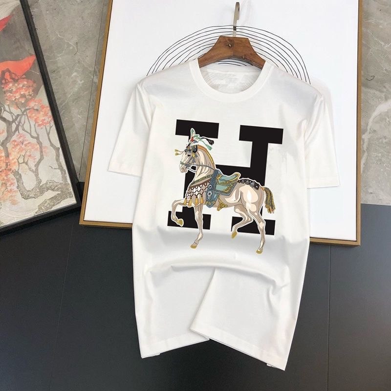 Hermes H Horse Print T-Shirt [3 styles]