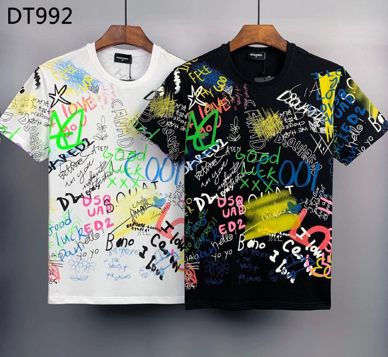 DSQUARED2 Graffiti Print T-Shirt [40 styles]