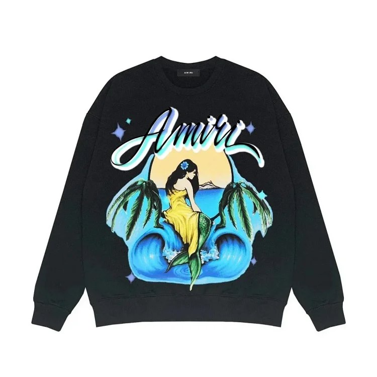 AMIRI Retro Mermaid Graphic Sweatshirt [14 styles]