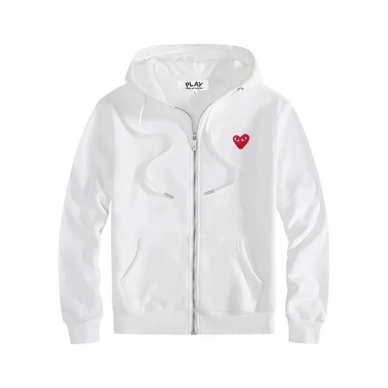 CDG Play Heart Logo Zip-Up Hoodie [36 styles]