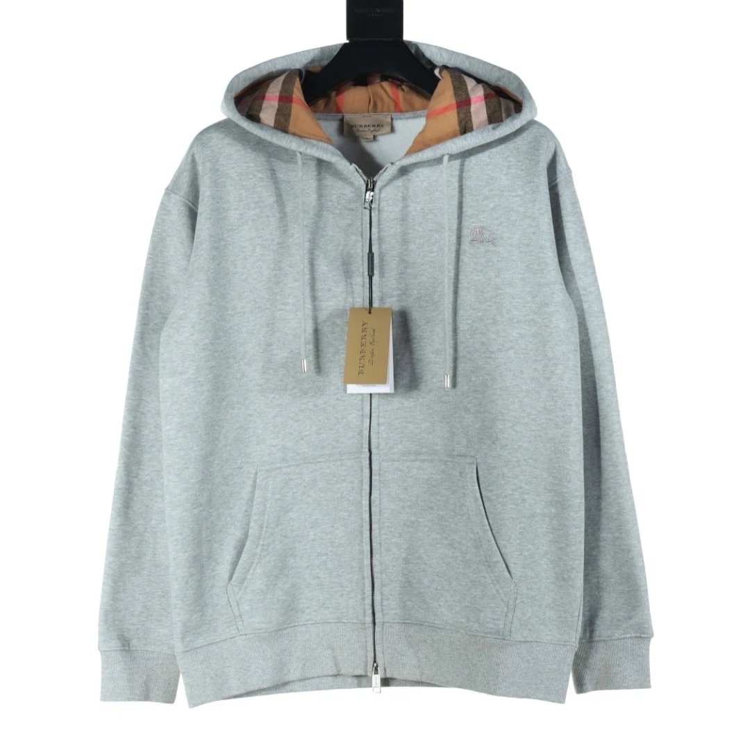 Burberry Check Lined Zip-up Hoodie [13 styles]