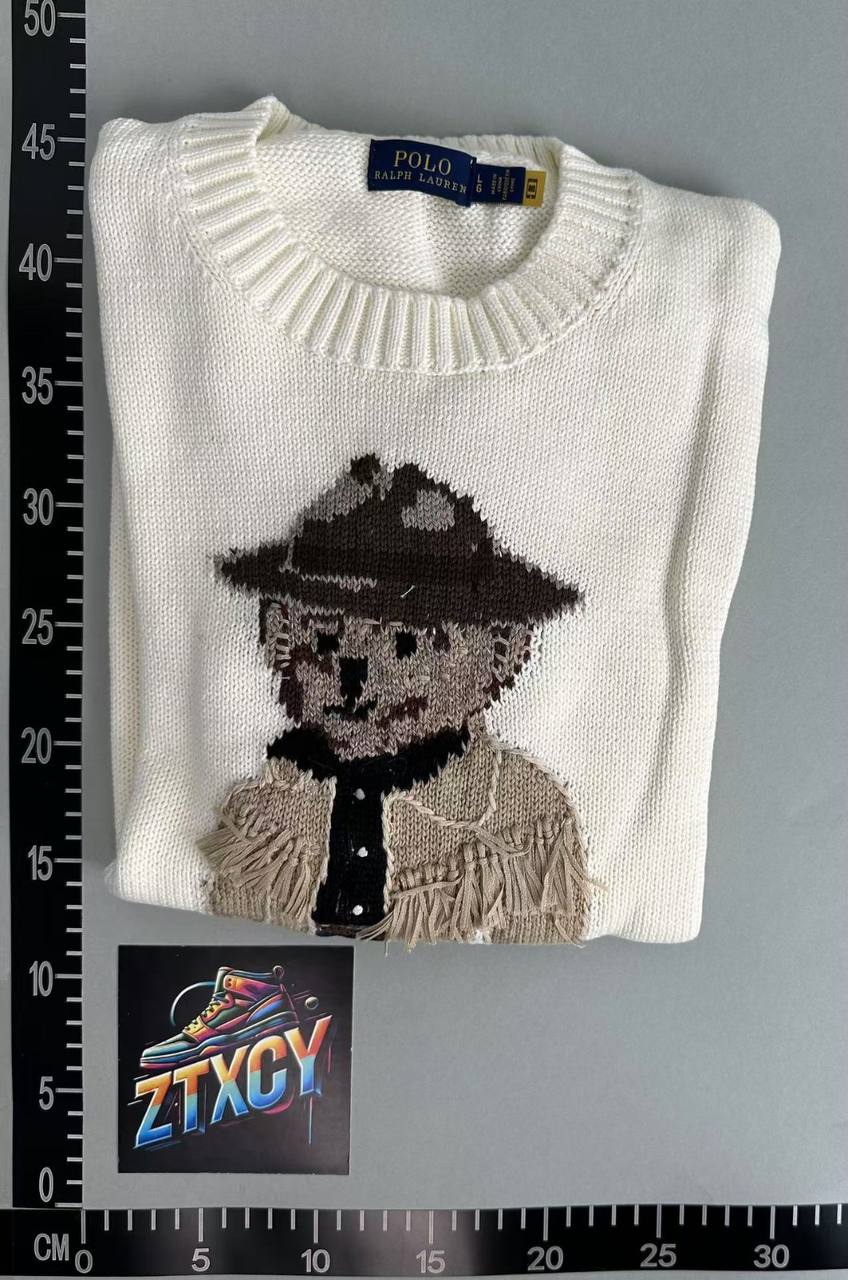Ralph Lauren Polo Bear Western Sweater