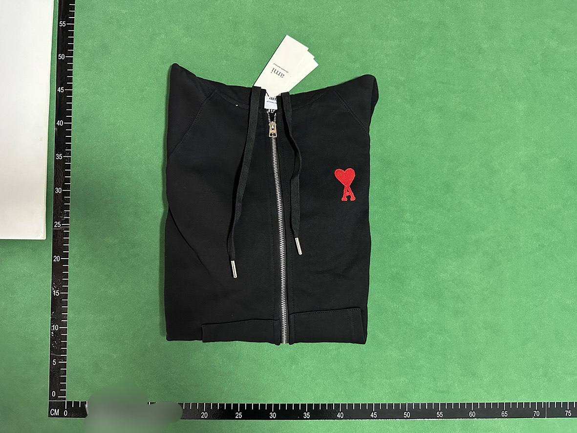 AMI Paris Heart Logo Zip-Up Hoodie [5 styles]
