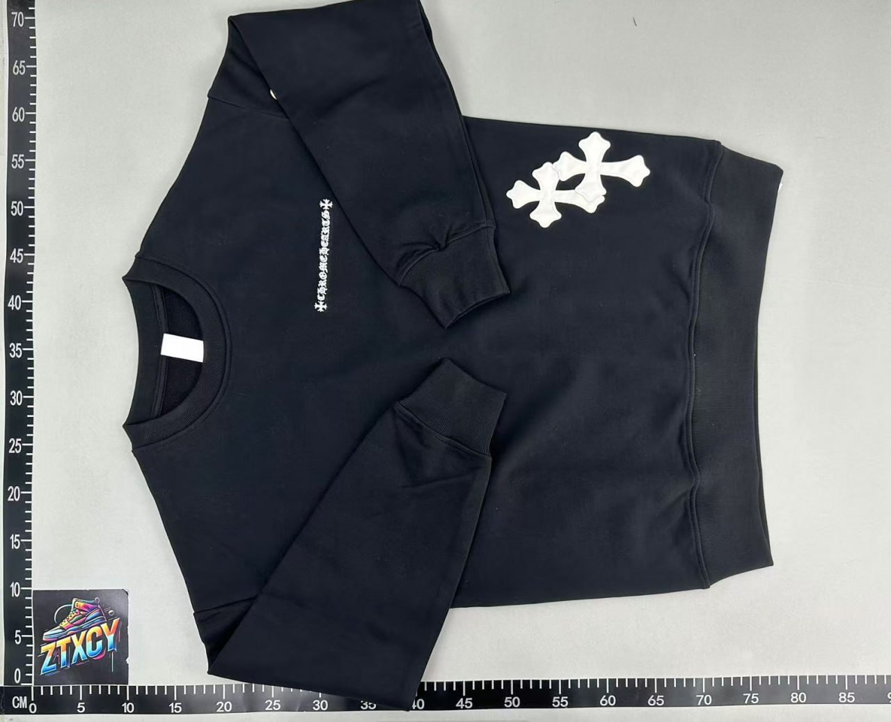 Chrome Hearts Cross Print Sweatshirt