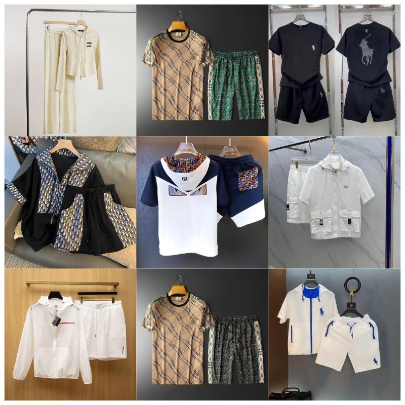 Fendi Monster Hoodie/Shorts Set [40 styles]