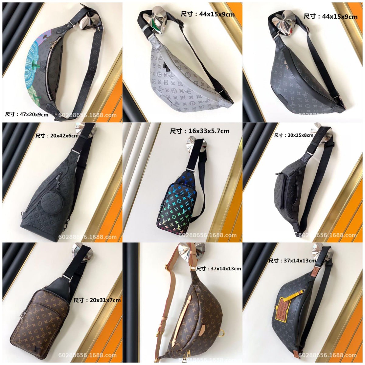 Louis Vuitton Damier Graphite Belt Bag [40 styles]