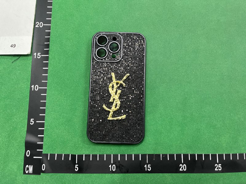 LV Monogram / YSL Crystal / Coach Signature Apple Phone Case [40 styles]