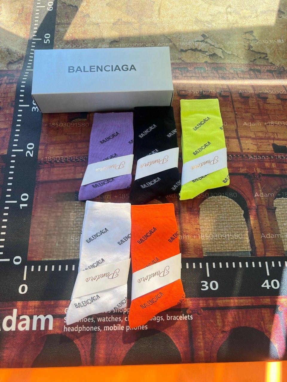 BALENCIAGA Logo Print Socks [16 styles]