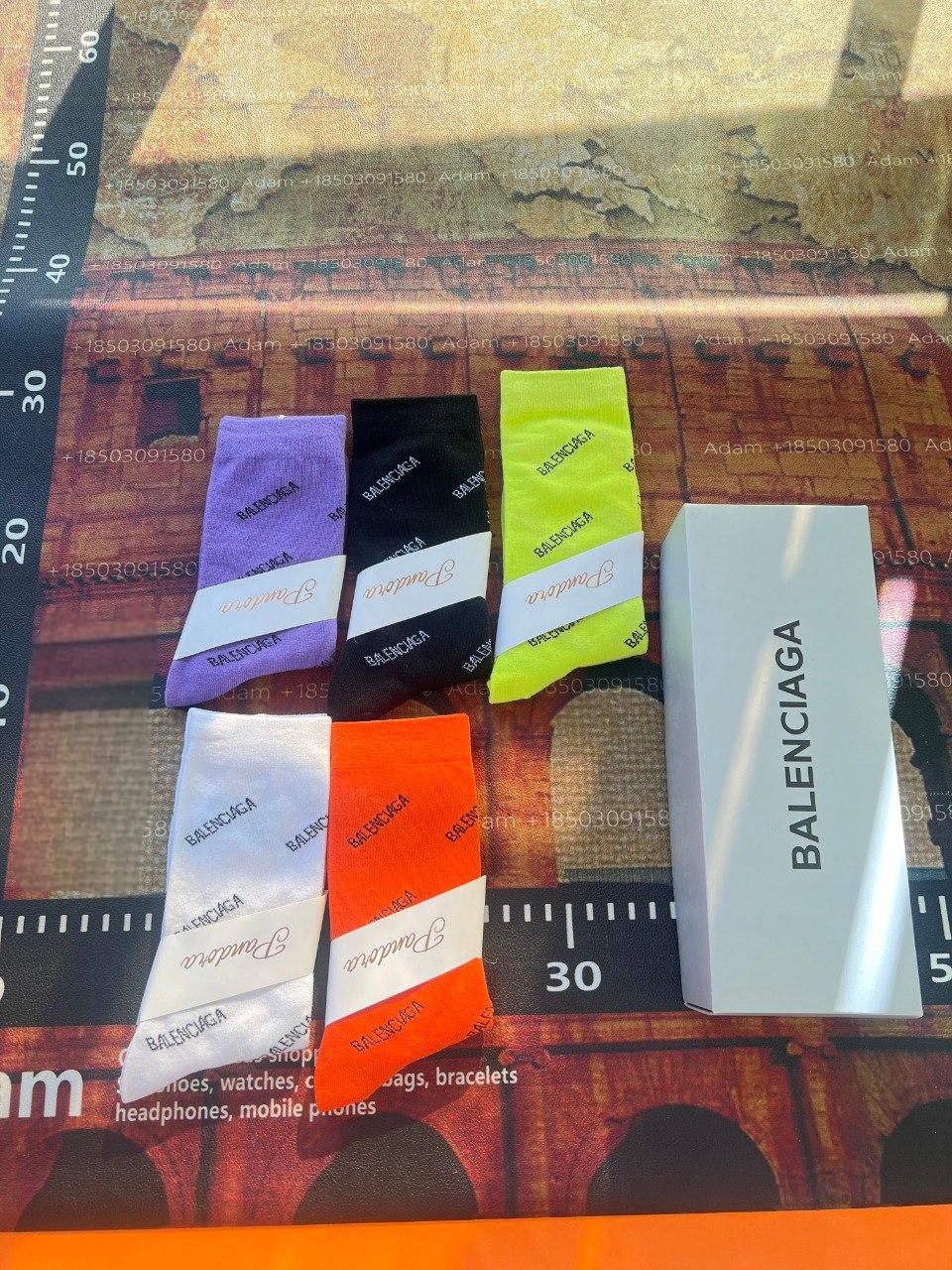 BALENCIAGA Logo Print Socks [16 styles]