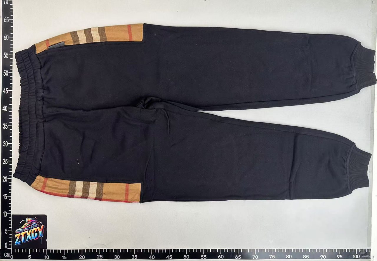 Burberry Check Panel Joggers