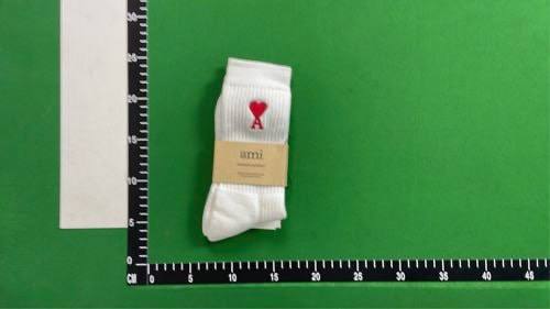 Ami Paris Heart Logo Ribbed Socks [29 styles]