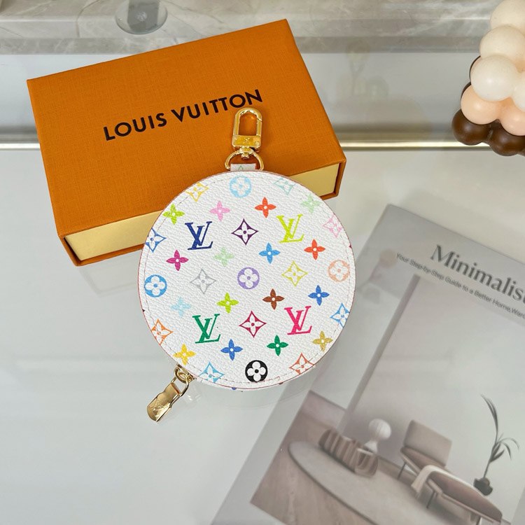 Louis Vuitton Monogram Multicolor Round Coin Purse Pendant