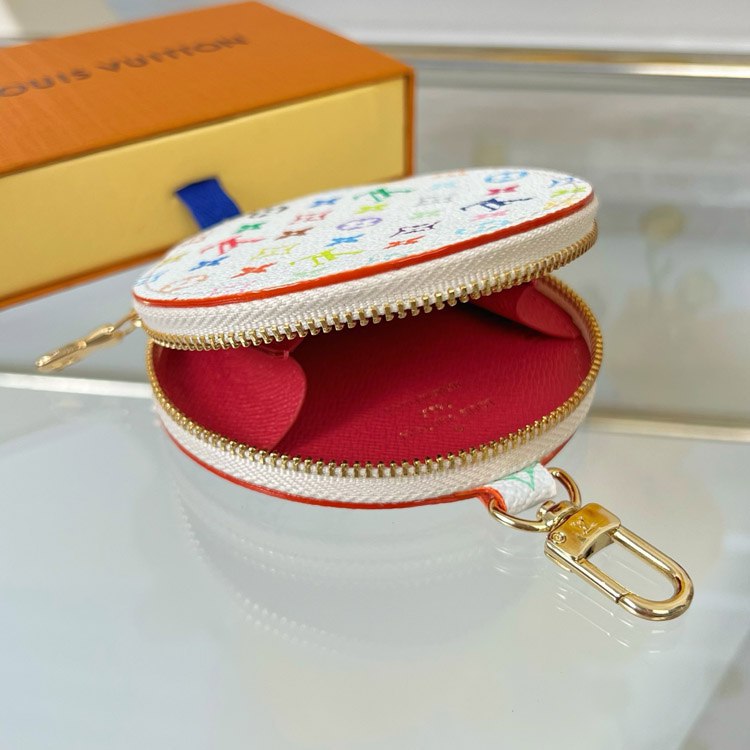 Louis Vuitton Monogram Multicolor Round Coin Purse Pendant