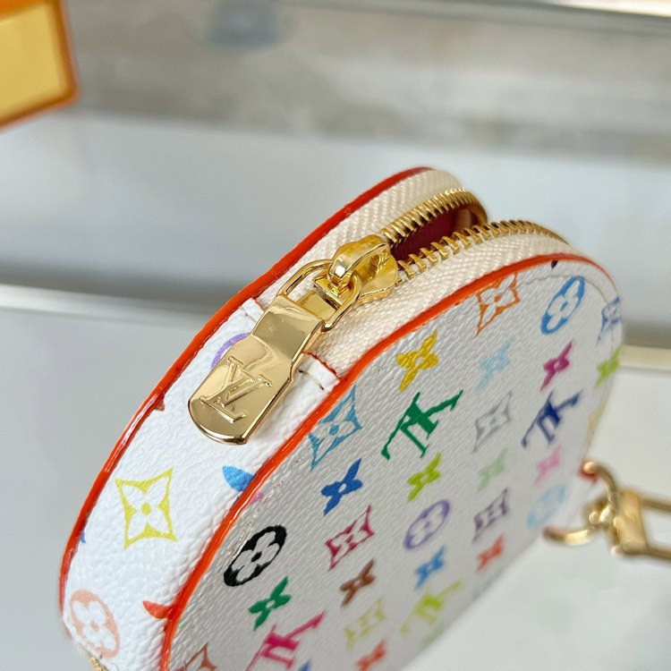 Louis Vuitton Monogram Multicolor Round Coin Purse Pendant