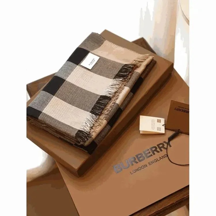 BURBERRY Check Cashmere Scarf [40 styles]