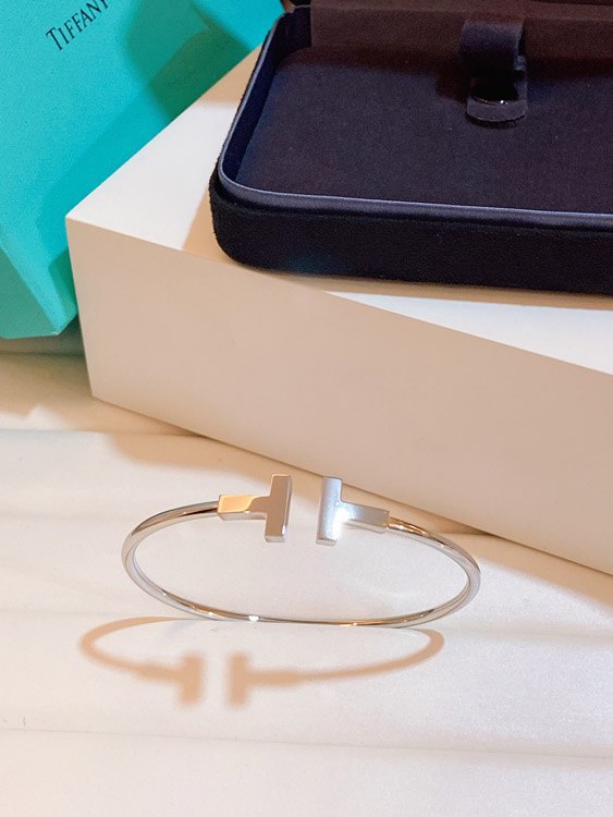 Tiffany T Wire Bracelet [Diamond-Free Open Design] [2 styles]