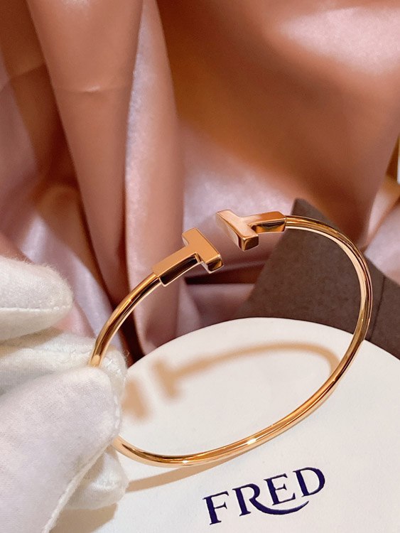 Tiffany T Wire Bracelet [Diamond-Free Open Design] [2 styles]