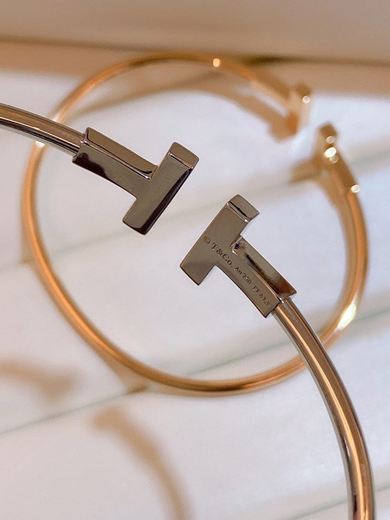 Tiffany T Wire Bracelet [Diamond-Free Open Design] [2 styles]