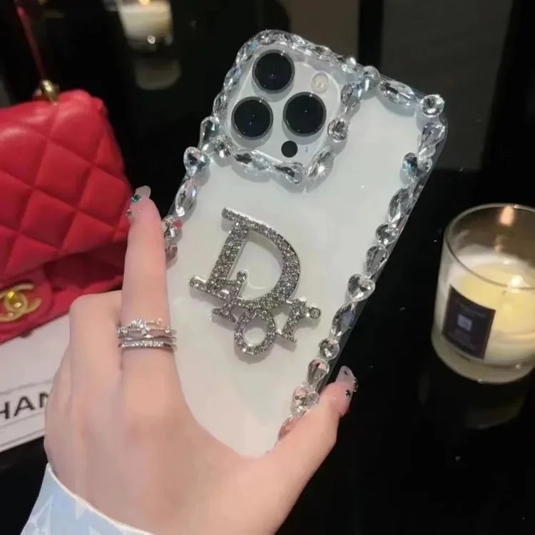 Dior Crystal-Embellished Phone Case