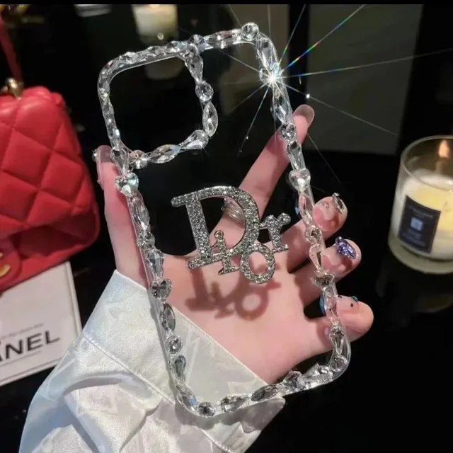 Dior Crystal-Embellished Phone Case