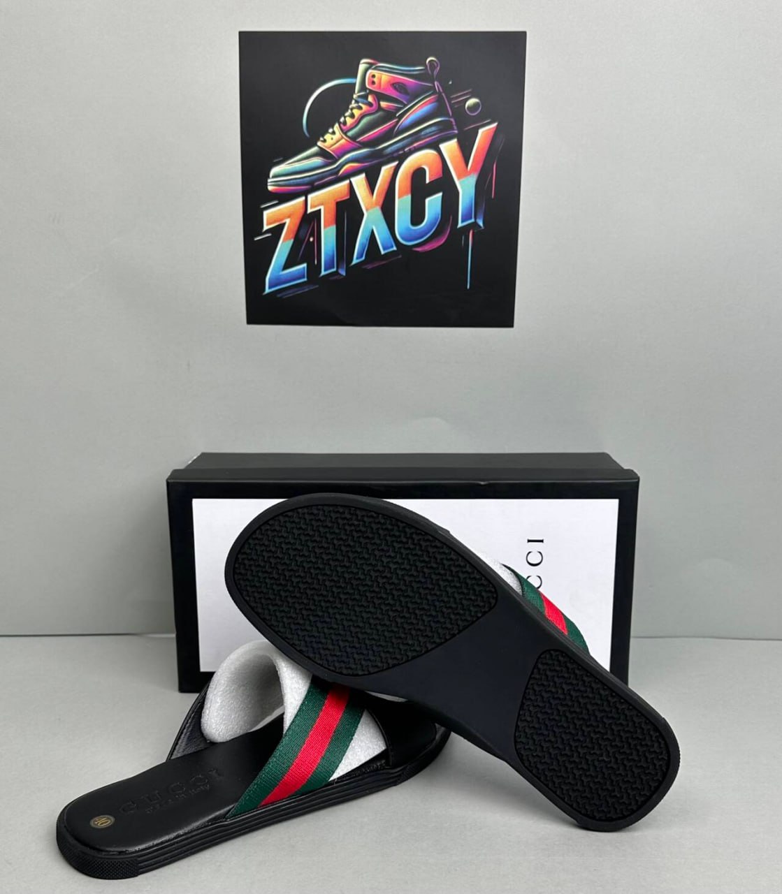 Gucci Web Stripe Slide Sandals [6 styles]