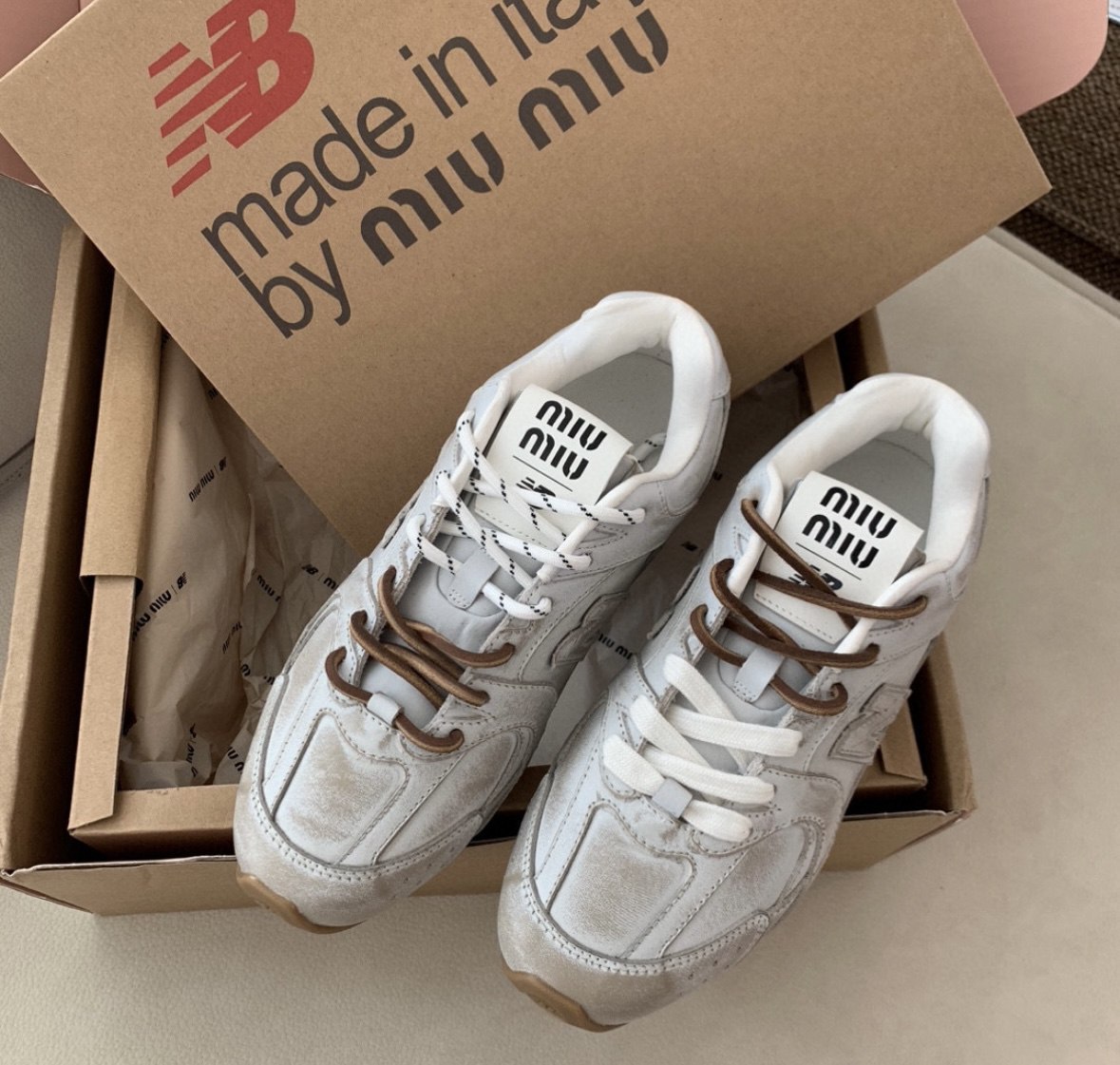 New Balance x Miu Miu MAYA Sneakers [4 styles]