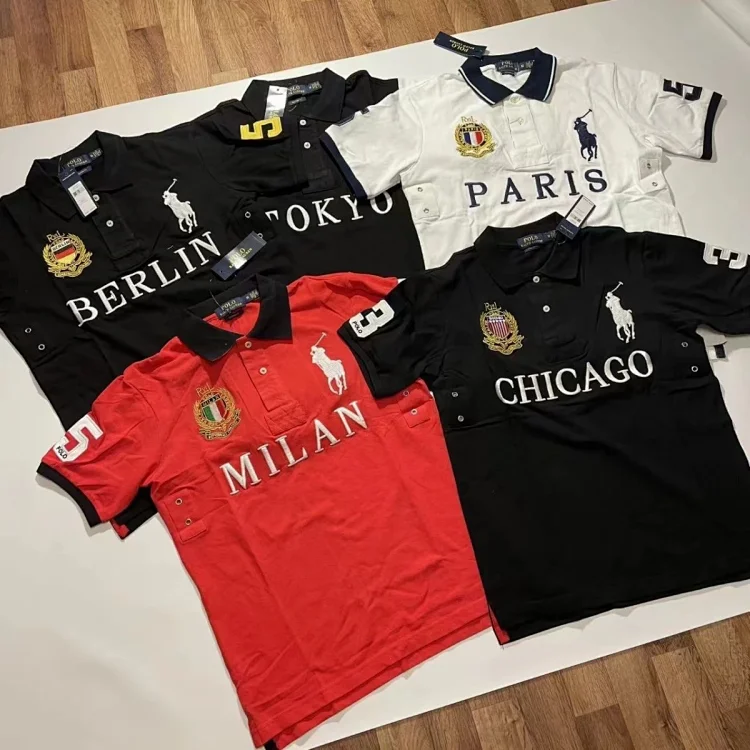 RL Short-sleeved shirt with city logo (Style 22)